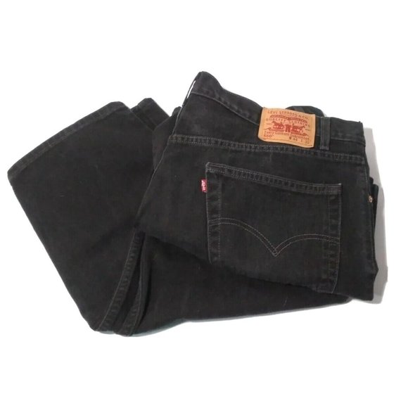 Levi's Other - Levi’s 550 Jeans Black Size 44x30 Relaxed Straight Leg (42x30) No Tags
